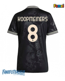 Juventus Teun Koopmeiners #8 Tricou Fotbal Replică 2025-26 Femei Treilea